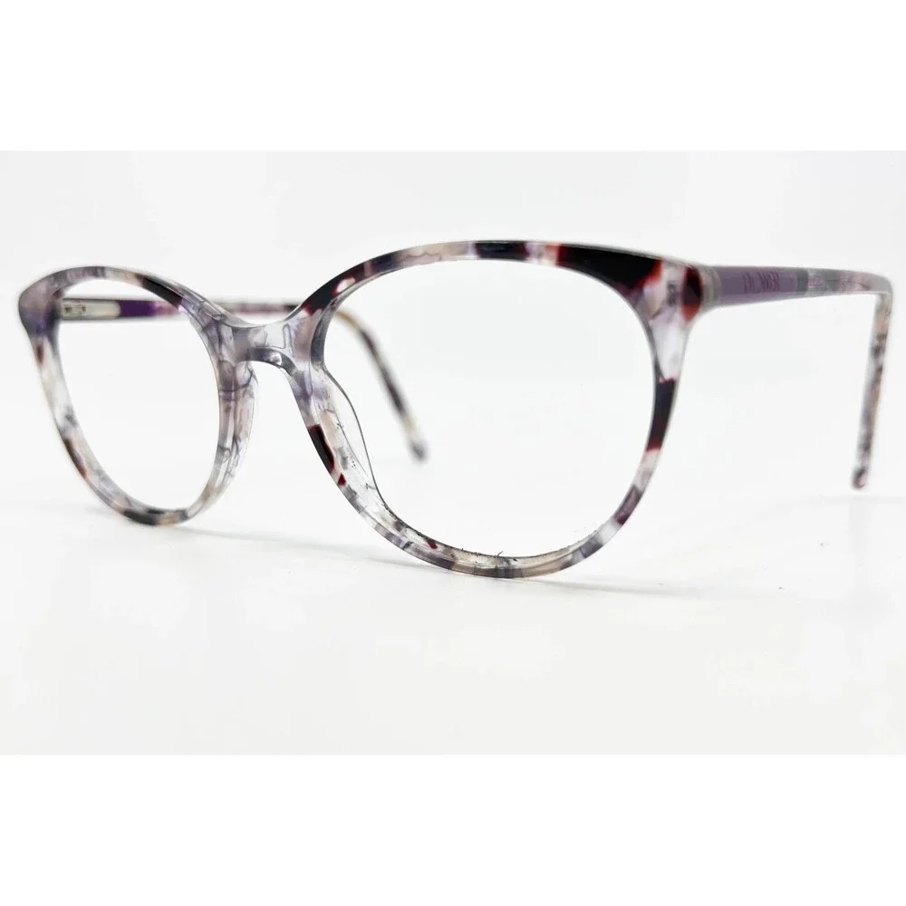 Flower Eyeglasses Womens Purple Tortoise Dahlia 6052 518 53-18-140 53mm